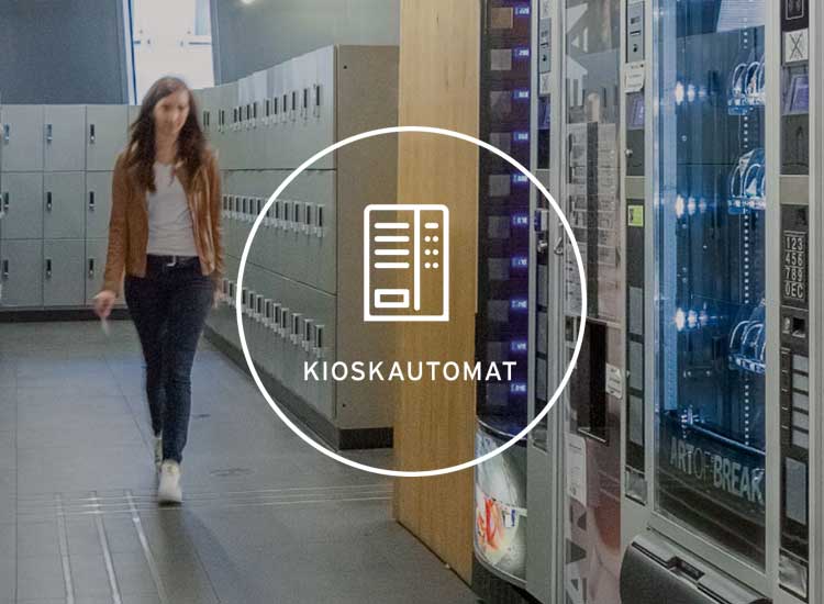 Bargeldlose Bezahlung per Chipkarte am Getränkeautomaten