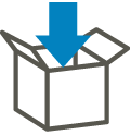icon-reparatur-verpacken+versenden Beispielbild Reparaturauftrag verpacken