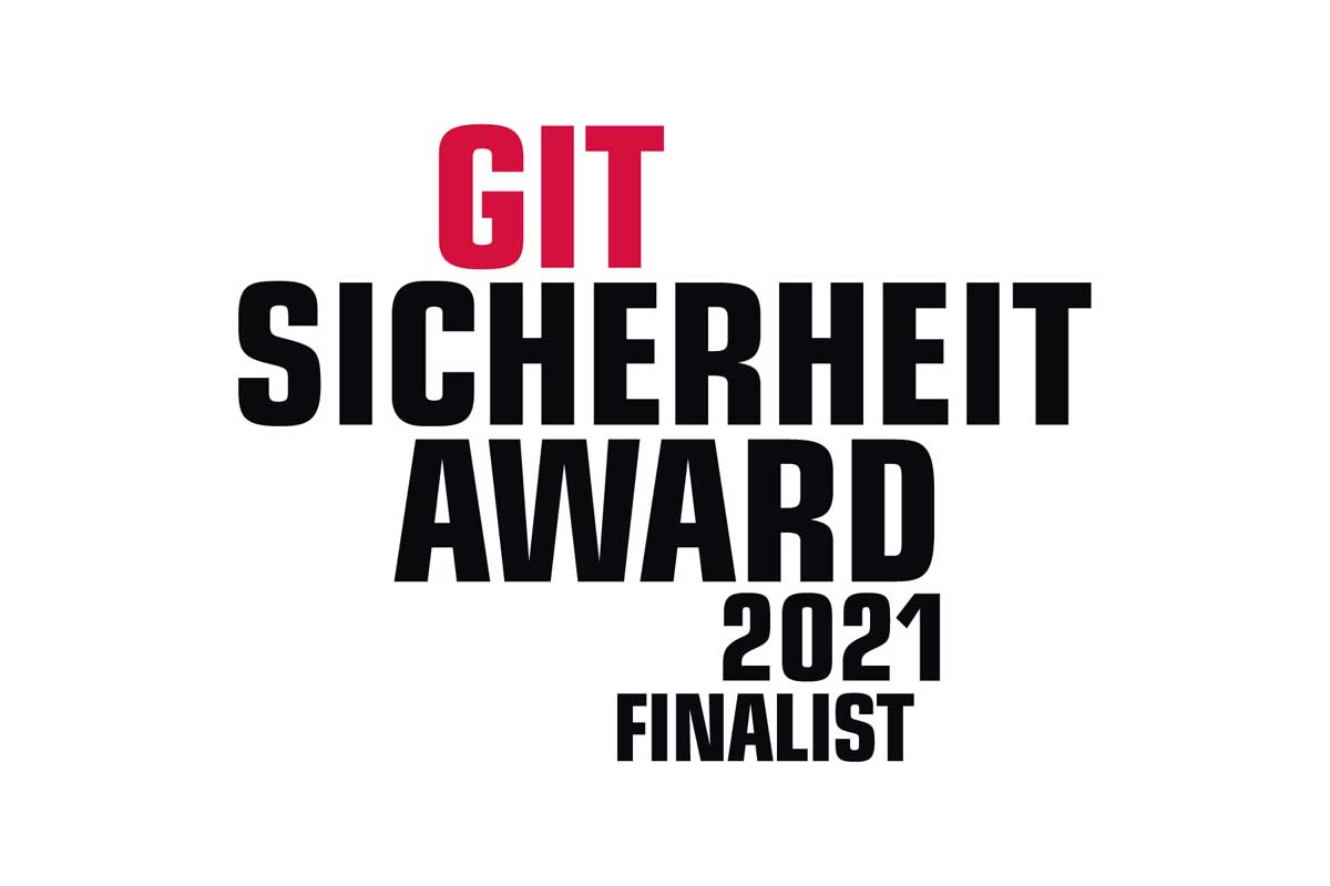 Siegel für Finalteilnahme von IntraKey beim GIT Sicherheit Award 2021