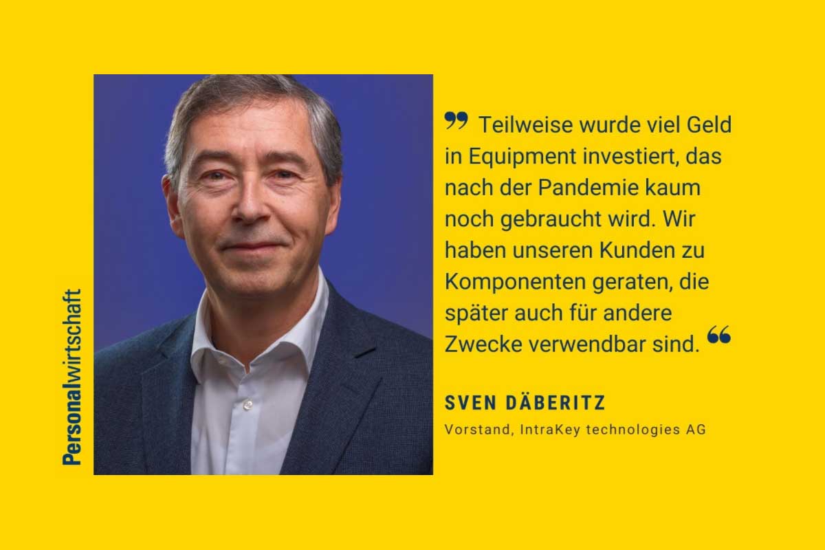 Foto und Statement Sven Däberitz im Rund Table der Personalwirtschaft