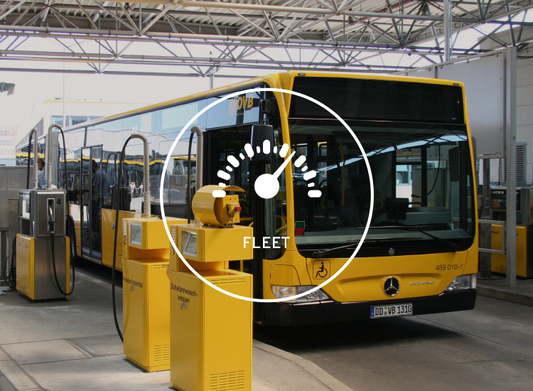 Bus mit Tankkautomaten 